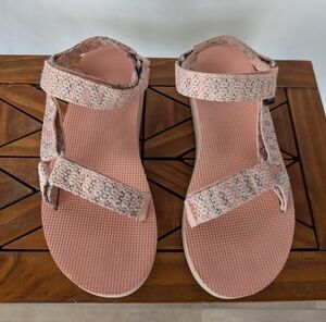 Women's Pink Teva Sandals